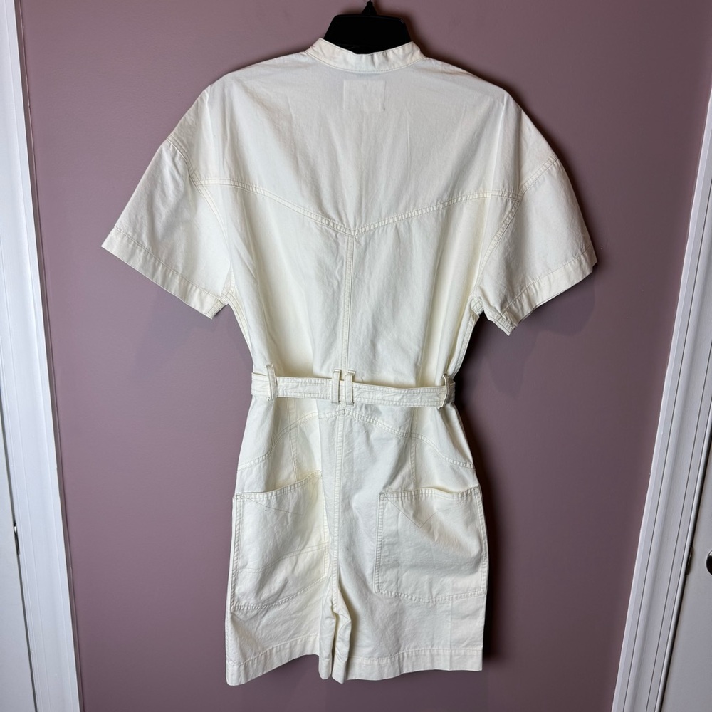 Isabel MARANT ETOILE Kiara Belted Cotton Overalls 34 - Picture 5 of 7